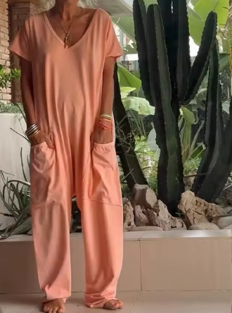 Xenia - Streetwear Fashion Neuer lockerer Jumpsuit