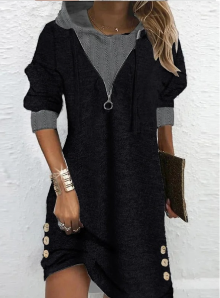 Silva - Kleid mit Kapuze