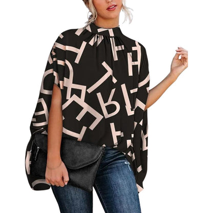 Kara - Elegante Bluse mit abstraktem Muster