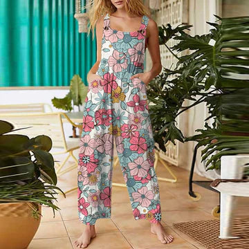 Henrietta - Floral gemusterter Jumpsuit für Damen