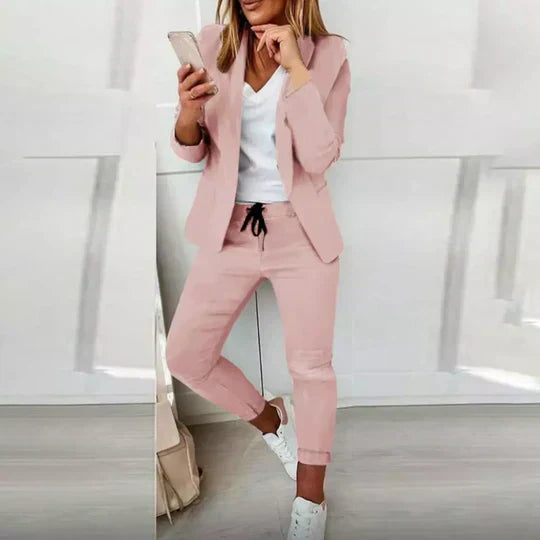 Clare - Langärmeliger Blazer und Hose