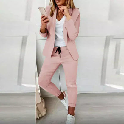 Clare - Langärmeliger Blazer und Hose