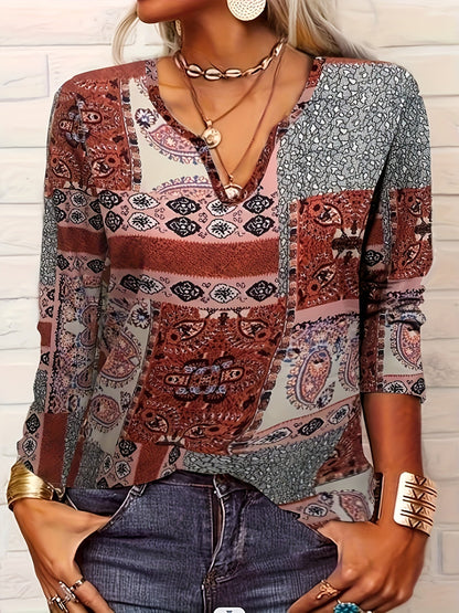 Caroline - Lässige Tuniken mit Blumendruck