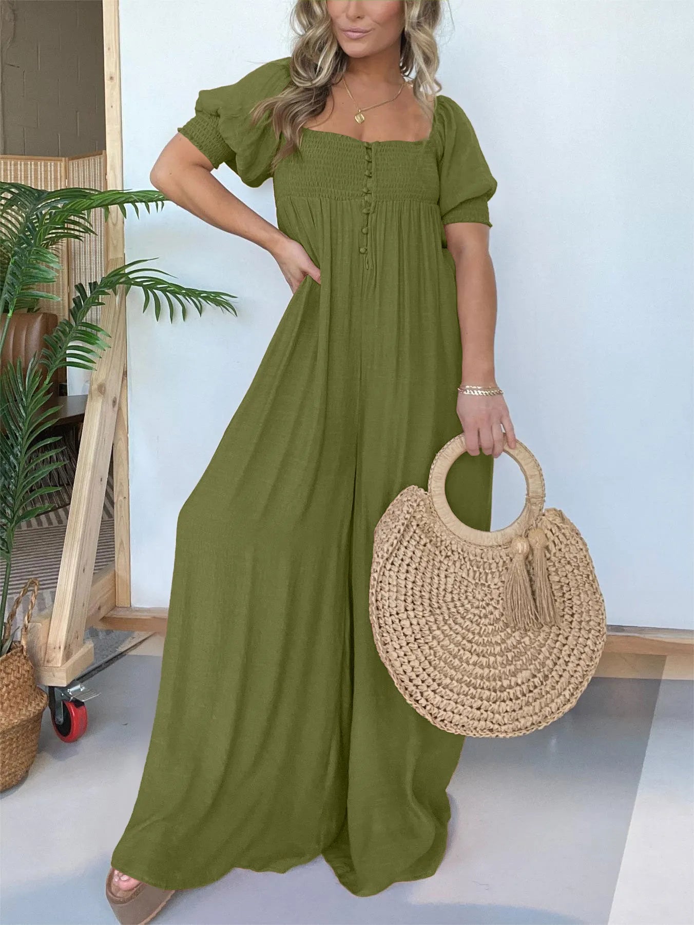 Amandine - Bequeme weite Overalls