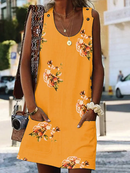 Sommerkleid mit Knöpfen