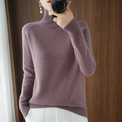 Lina - Bequemer Rollkragenpullover