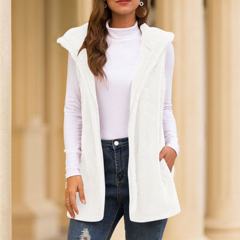 Ärmellose Fleecejacke