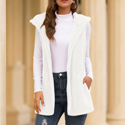 Ärmellose Fleecejacke