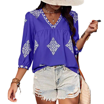 Esme Bestickte Bluse