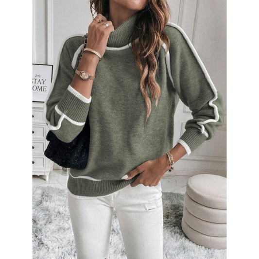 Warme Damen-Rollkragenpullover