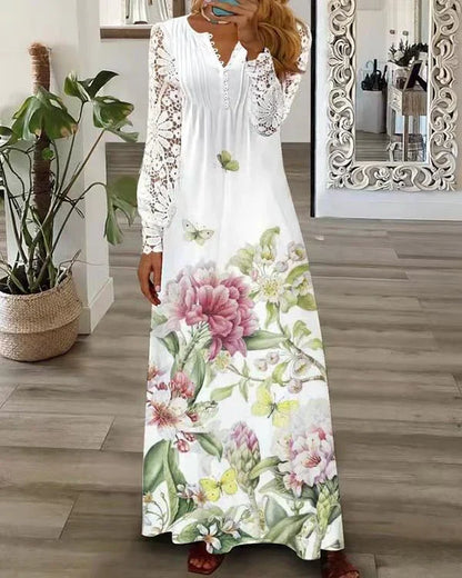 Mae - Kleid mit Blumenmuster