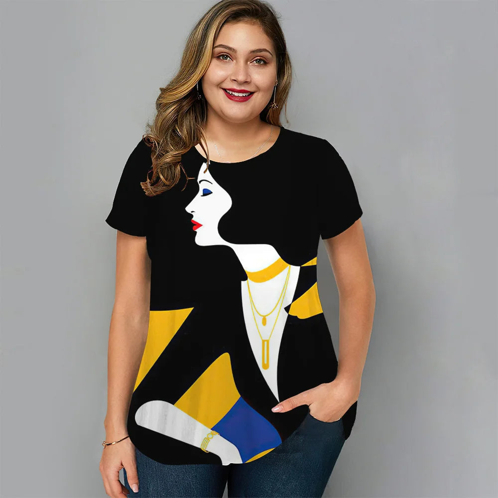 Vardi Dante™ Maartje Plus-Size T-Shirt | Lässig & stilvoll