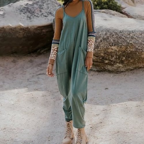 Marguerite - Overall mit weitem Bein