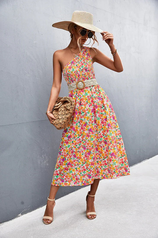 Sommerkleid mit Blumendruck