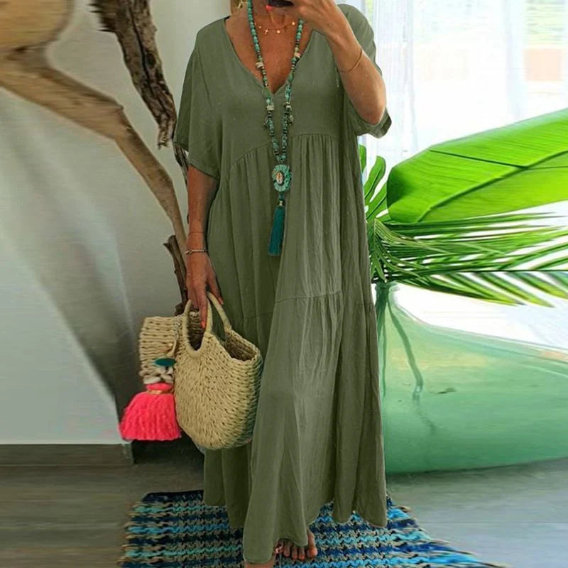 Damen-Freizeitkleid in Überlänge