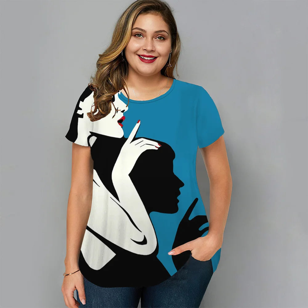 Vardi Dante™ Maartje Plus-Size T-Shirt | Lässig & stilvoll