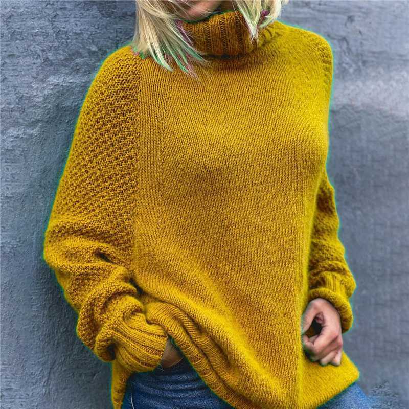 Ruby - Chic gestrickter Rollkragenpullover für den Herbst für Frauen