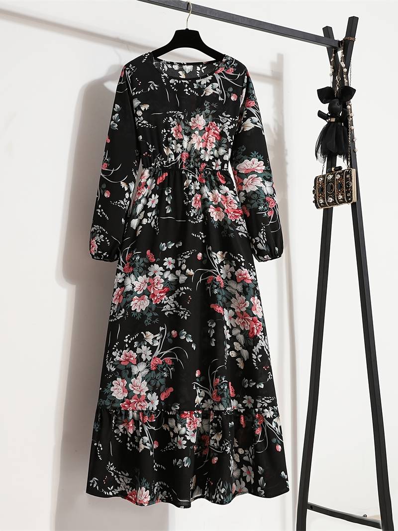 Abella - Bohème-Maxikleid mit Blumendruck