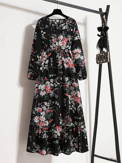 Abella - Bohème-Maxikleid mit Blumendruck