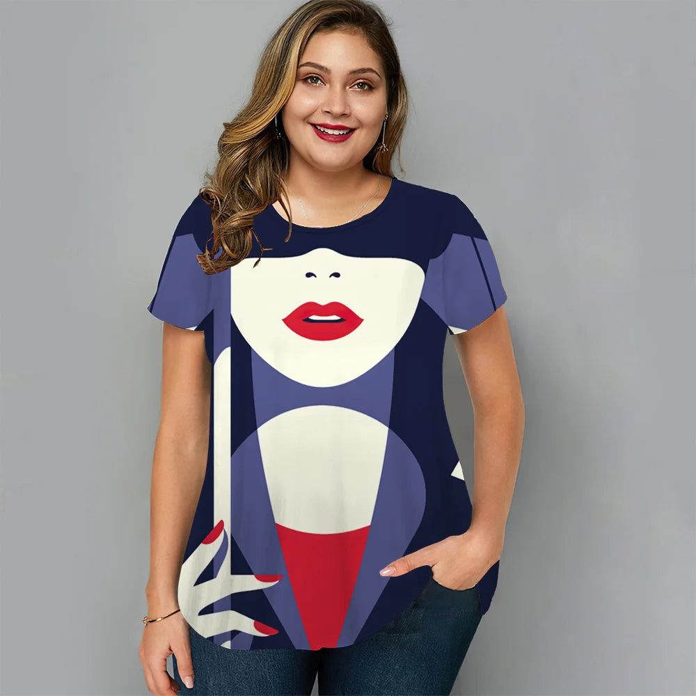 Vardi Dante™ Maartje Plus-Size T-Shirt | Lässig & stilvoll