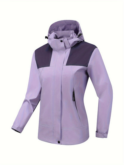 Nina | Wasserfeste Outdoor-Sportjacke mit Kapuze für Damen