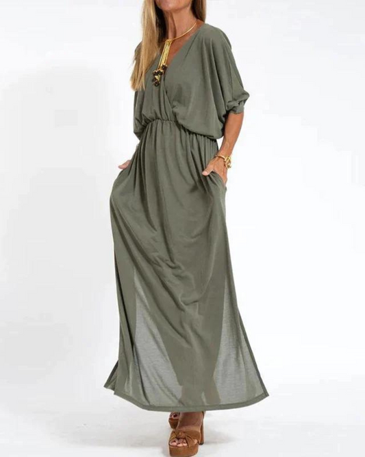 Langes Vintage-Kleid