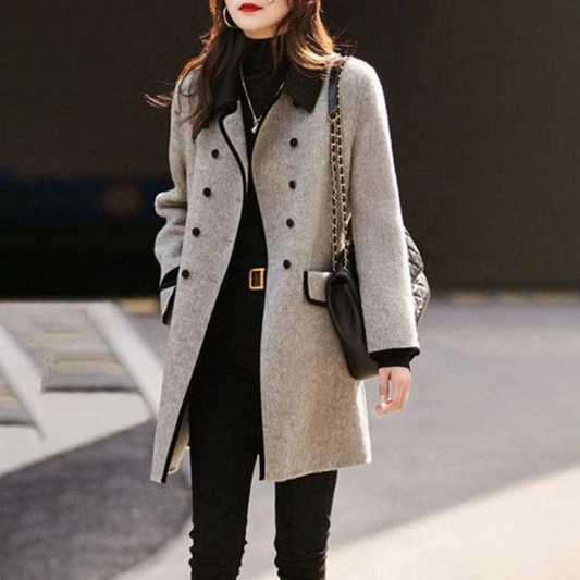 Vellaria™ | Eleganter Langärmeliger Winter Trench Coat