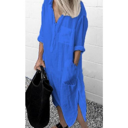 Anne | Stilvolles langes Sommerkleid