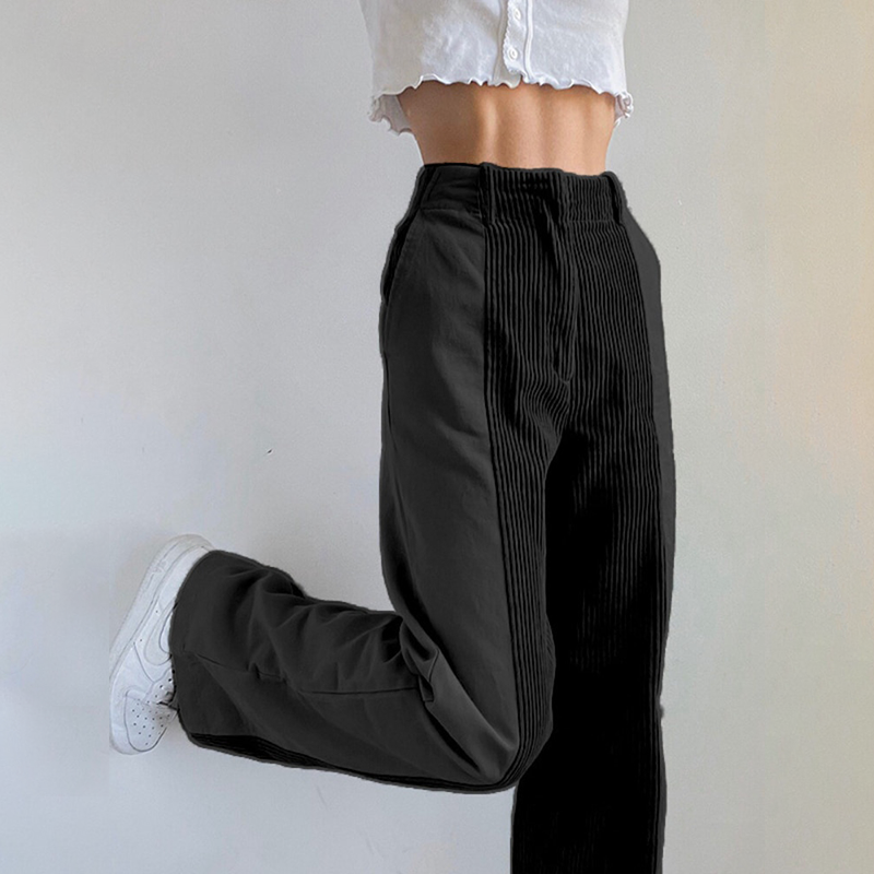 Marga - Stylische Damenhose aus geripptem Samt