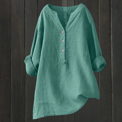 Astrapis™ | Knöpfbare Bluse Elegant und Vielseitig
