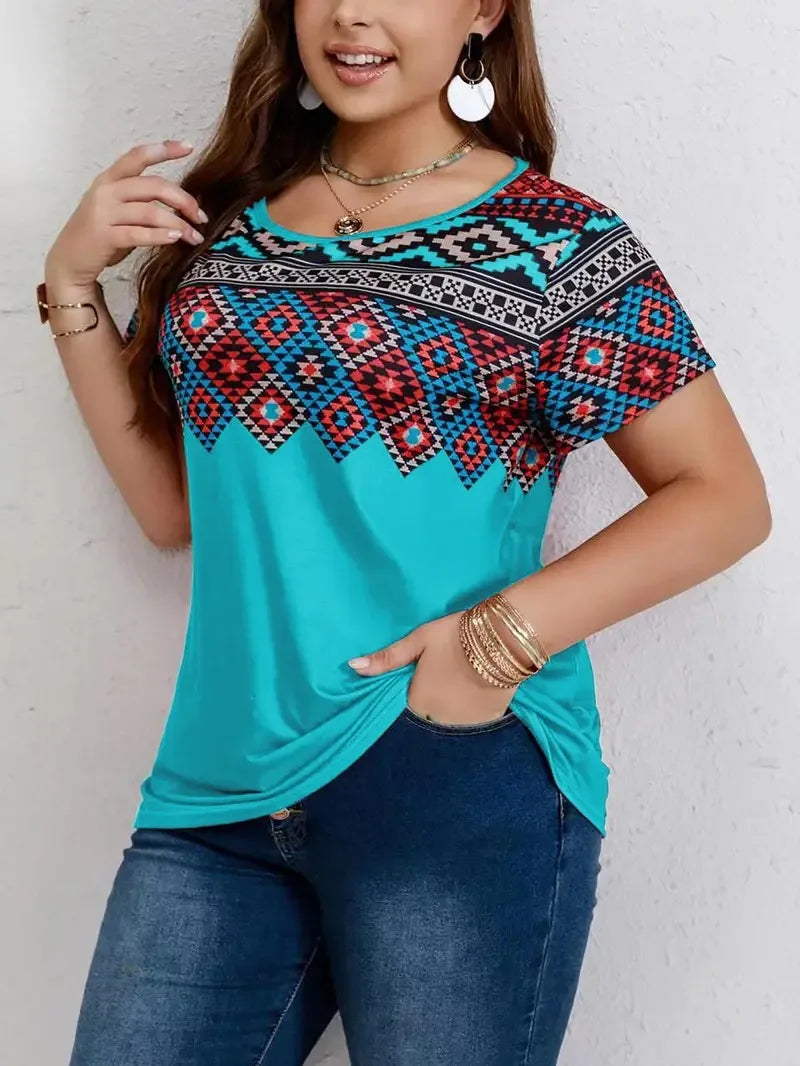 Vardi Dante™ Luna Plus-Size T-Shirt | Lässig & fröhlich