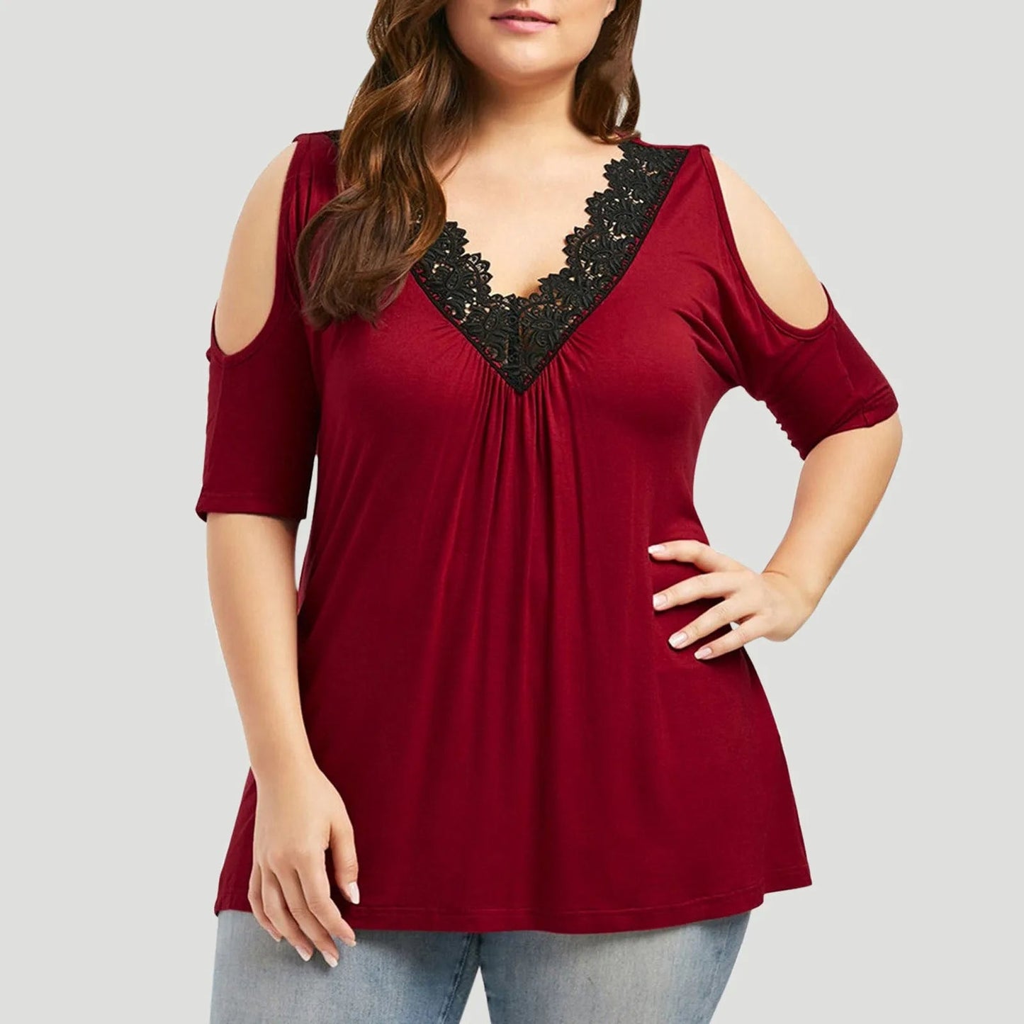 Vardi Dante™ Iris Plus-Size Bluse | Stilvoll & bequem