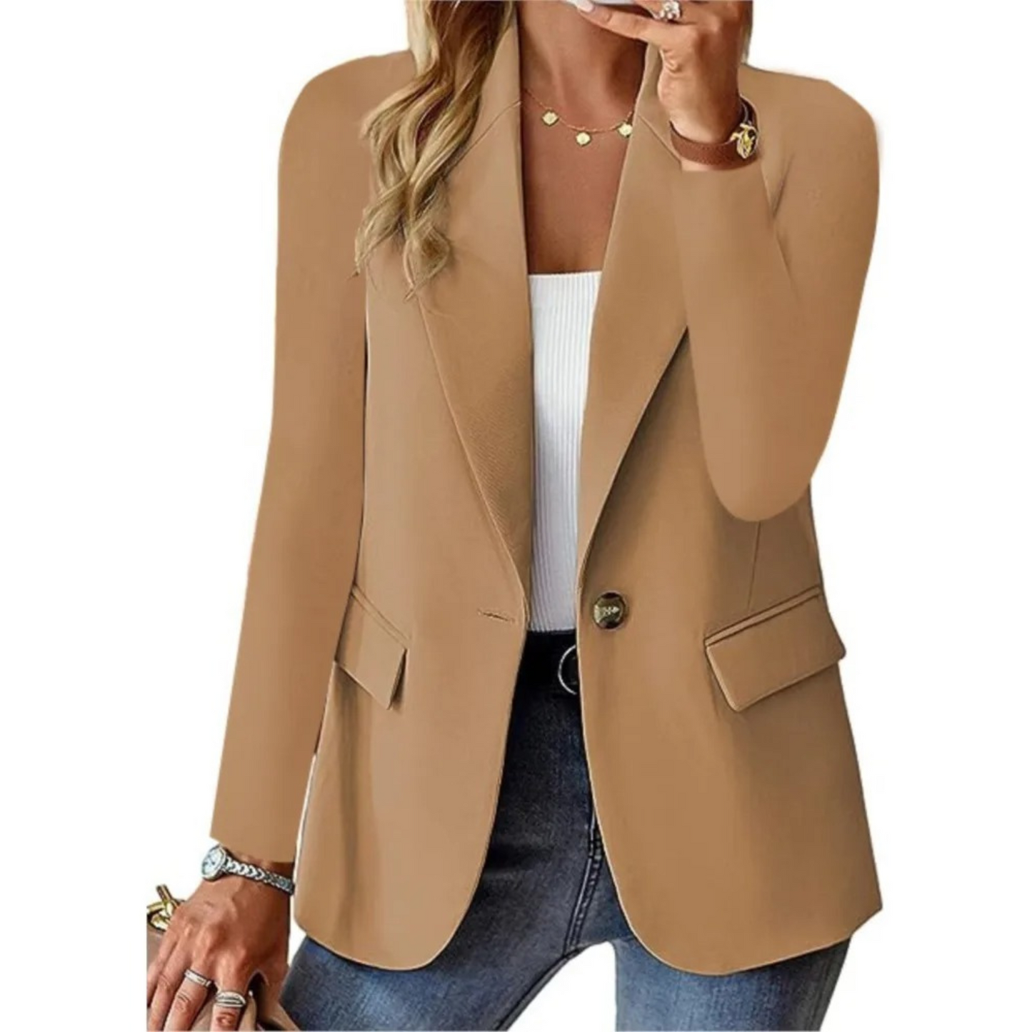 Nina | Lässiger langärmeliger Damenblazer