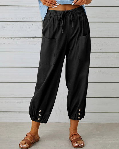 Élodie - Hose mit hoher Taille