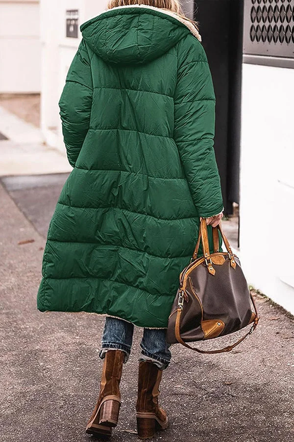 Sibylle - Modische Jacke mit Kapuze und Akzentkragen