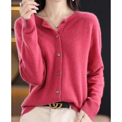 Fay | Elegante und bequeme Damenstrickjacke aus Merinowolle