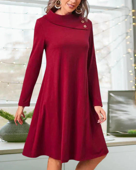 Levine - Elegantes rotes Kleid