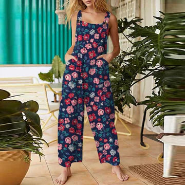 Henrietta - Floral gemusterter Jumpsuit für Damen