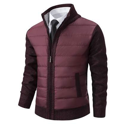 Klassische und originelle Strickjacke