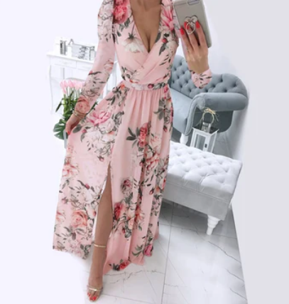 Catherine - Langärmeliges Kleid