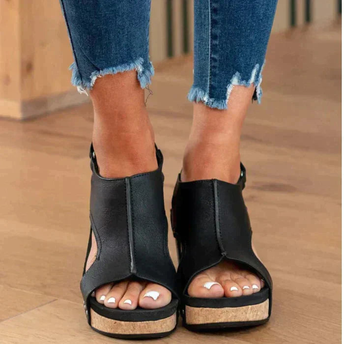 Maeve® | Elegante und bequeme Sandalen mit Keilabsatz