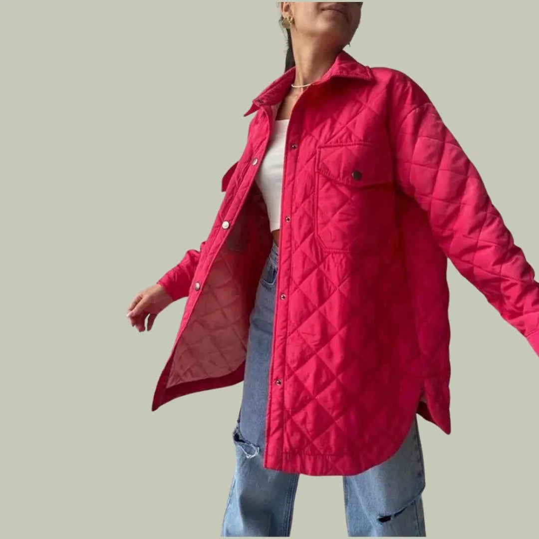 Steppjacke - Stylisch - Knopfverschluss, geräumige Taschen - Ideal für den Herbst