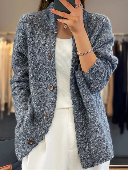 Damen-Strickjacke mit lässigem Stil für bequeme Tage