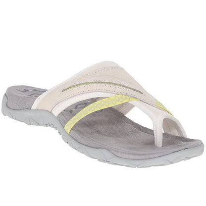 Flache, atmungsaktive orthopädische Sandalen - Lira