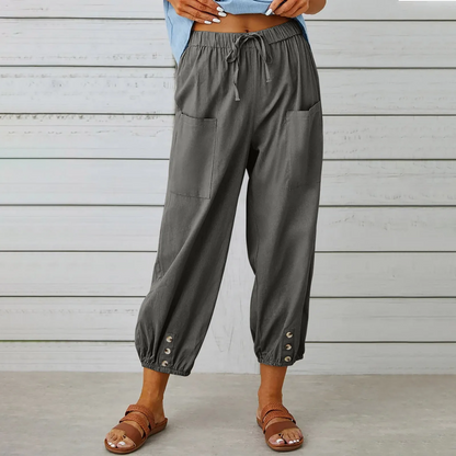 Kim - Elegante Leinenhose für Frauen