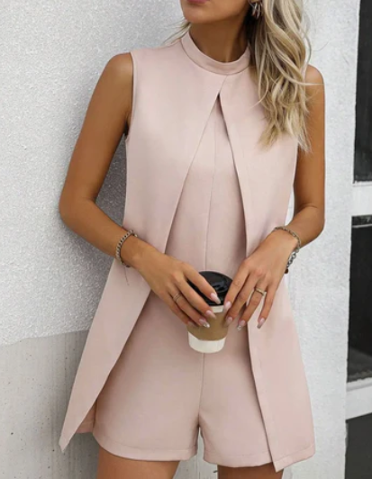 Helena - Eleganter ärmelloser Jumpsuit