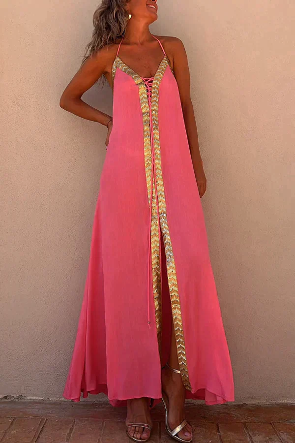 Kaz - Langes Sommerkleid im trendigen Stil
