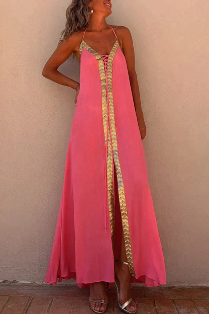 Kaz - Langes Sommerkleid im trendigen Stil