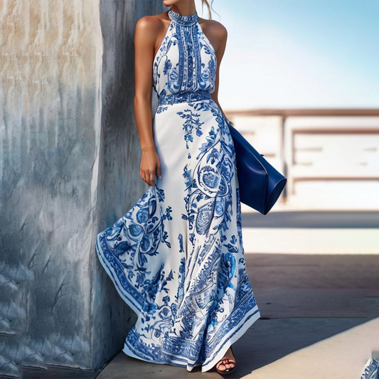 Elvinia - Ärmelloses Maxikleid mit Sweetheart-Ausschnitt