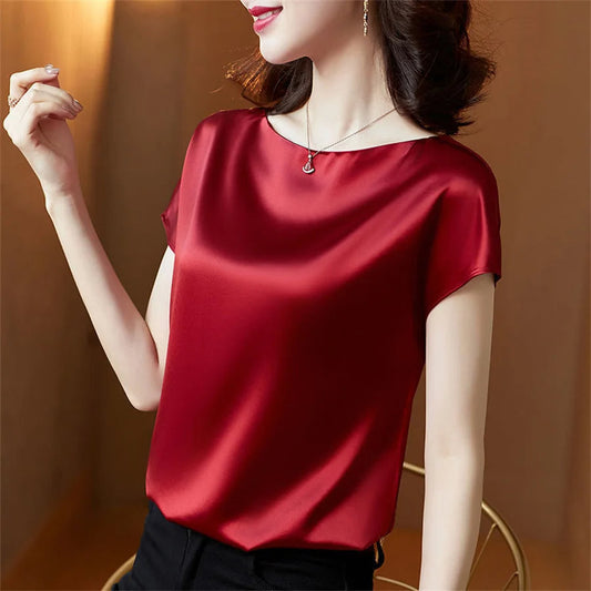 Vardi Dante™ Ivy Top | Satin & Stilvoll